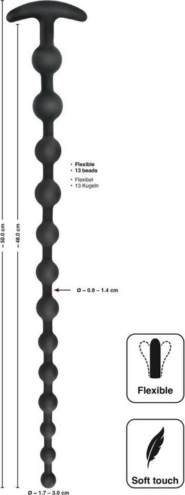 Produktbild Black Velvets Anal beads