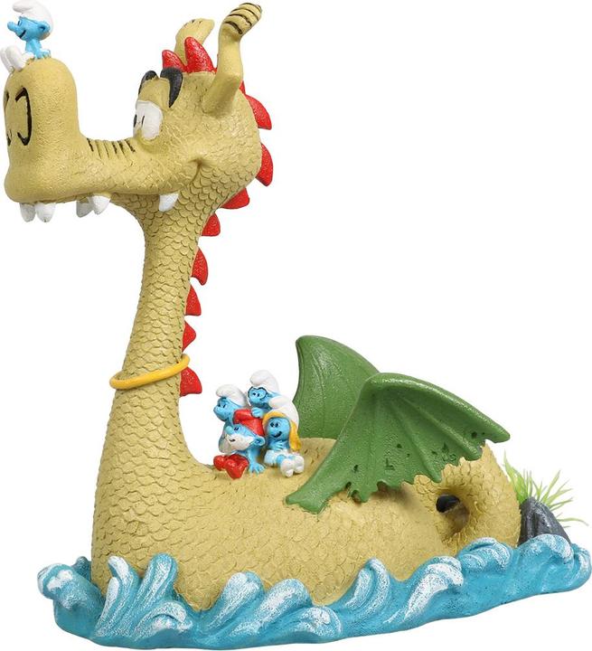 Actual product image Europet Ornament Surfing Smurfs 15.9x8.2x8.9 (Embellishment, other items)