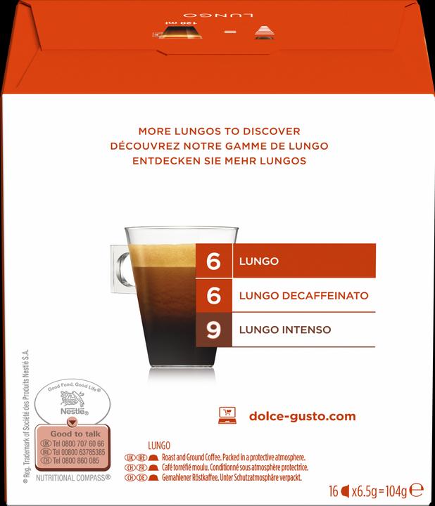 Produktbild Nescafé Dolce Gusto Lungo (16 x Port.)