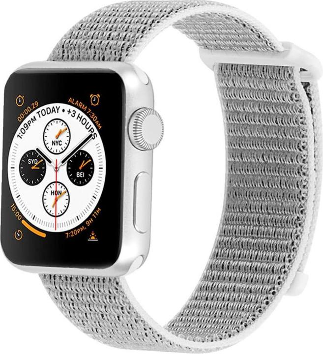 Actual product image Cover-Discount Apple Watch 44/45/46/49mm - Nylon fabric band flexible with velcro (Nylon)