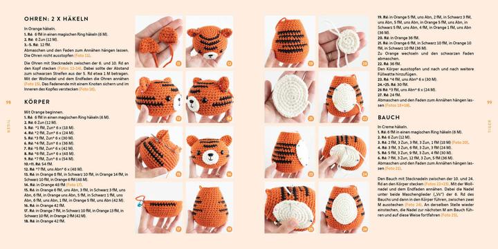 Produktbild Mein Amigurumi-Abenteuer – Tiere häkeln (Deutsch, Lauren Espy, übersetzt von Katrin Korch, 2024)