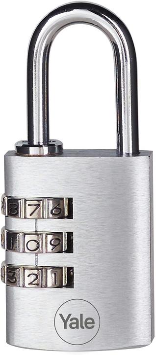 Actual product image Yale Y151B/30/125/1 Padlock 30 mm silver Combination lock