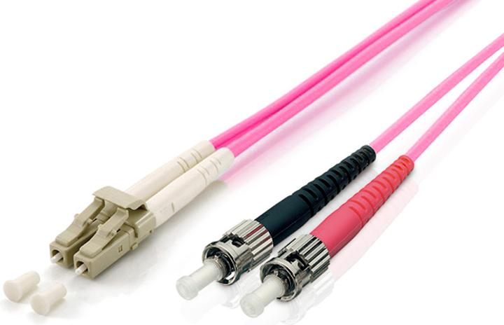 equip LWL Patchkabel LC->ST Multimode Duplex OM4 vi (CAT8.2, 1 m)