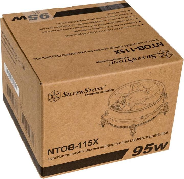 Produktbild Silverstone Nitrogon NT08-115X-V2 CPU-Kühler, PWM (48 mm)