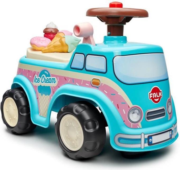 Productafbeelding Falk Loopauto Ijscoman Loopwagen Mini Van met accessoires 1-3 jaar (2009947)