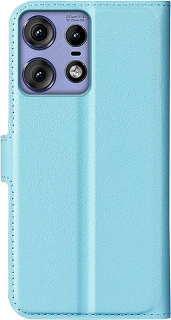 Produktbild MU Classic Litchi Leder Bookcover Series (Motorola Edge 50 Pro)