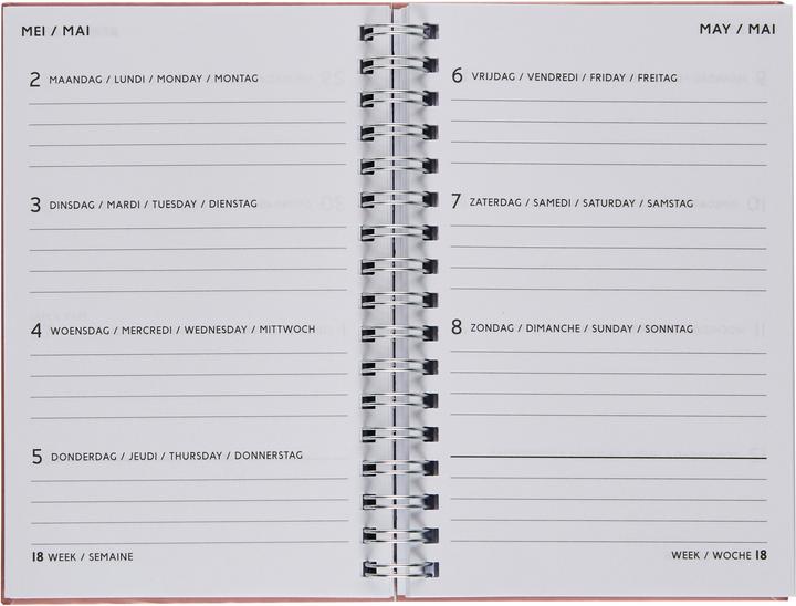 Produktbild Brepols Agenda Pocket Doodle Dash 23 707859940 (assortiert), 1W/2S, 10x15cm (10 x 15 cm, Harter Einband, Deutsch, Englisch, Französisch, Niederländisch)