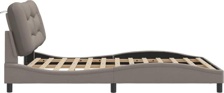 Actual product image VidaXL Bed frame with LED fabric (120 x 200 cm)