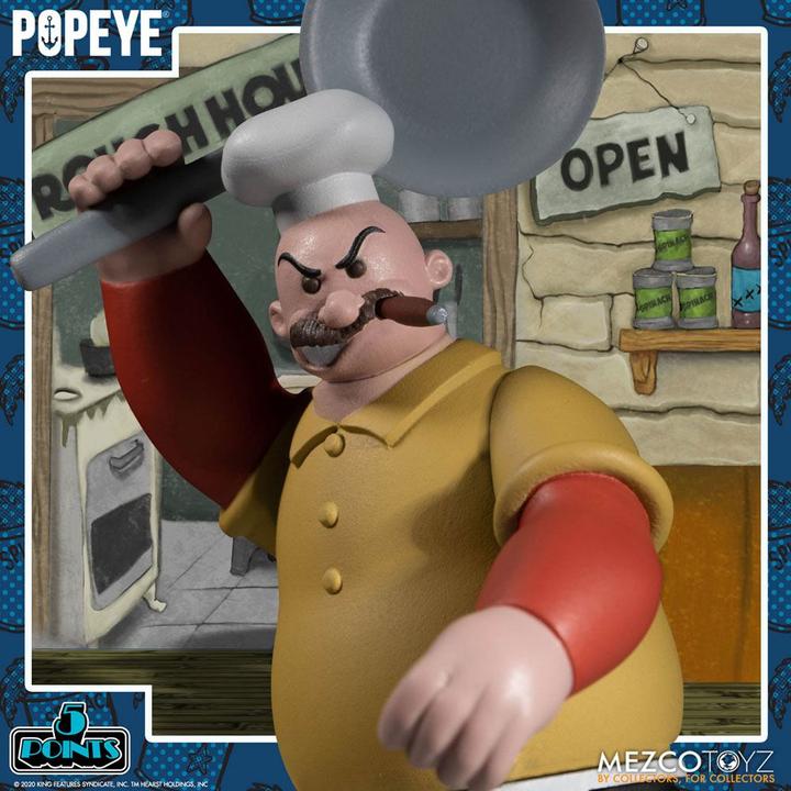 Produktbild Mezco Toys Popeye - 5 Points: Box Set - Deluxe