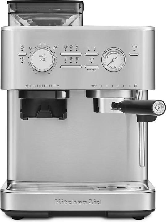 Actual product image KitchenAid 5KES6551ESX Portafilter machine with grinder (EU plug)
