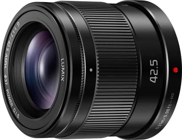 Productafbeelding Panasonic 42.5mm f/1.7 ASPH. vermogen O.I.S. (Micro Vier Derde, Micro Vier Derde)