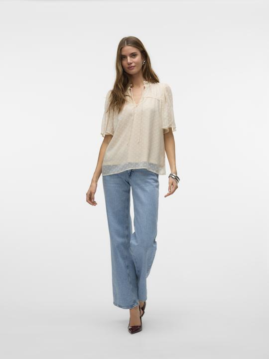 Immagine prodotto Vero Moda Vmleah Ss Lace Top Wvn Ga Noos (L)
