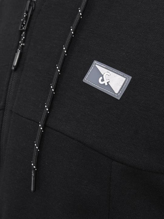 Immagine prodotto Jack & Jones Felpa con cappuccio a collo alto con cerniera (XS)