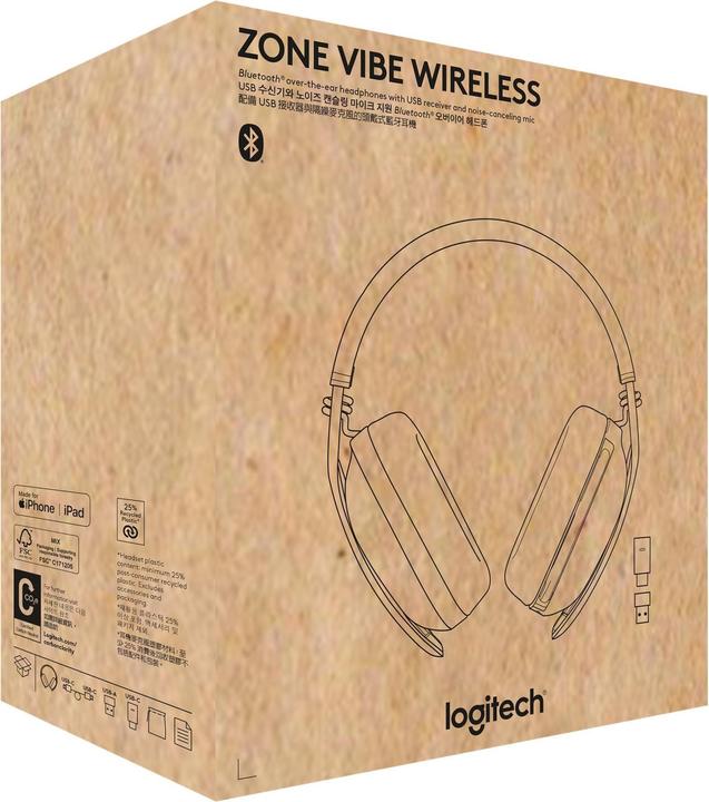Produktbild Logitech Zone Vibe (Kabellos, USB-C)
