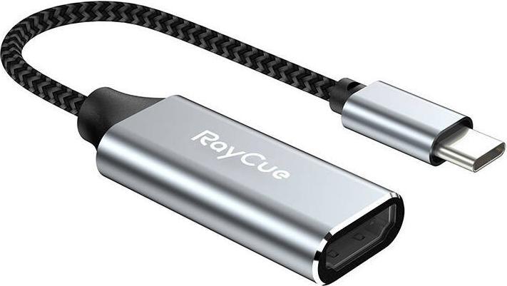 Actual product image RayCue USB-C to HDMI 4K60Hz adapter (grey) (USB-C, 1.50 cm)