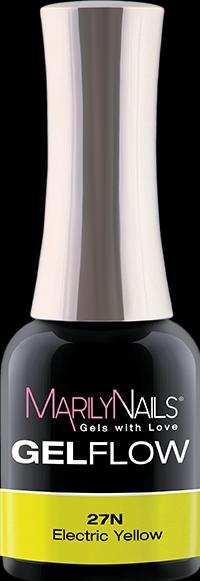 Image du produit Marily Nails GELFLOW - 27N Jaune électrique (Jaune électrique, Vernis à ongles effet gel)
