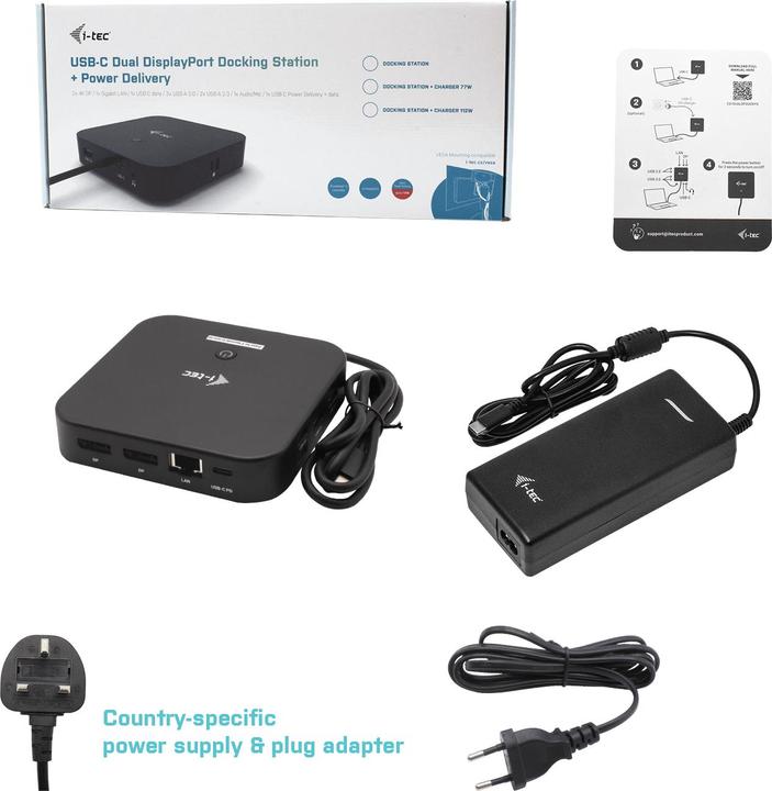 Image du produit i-tec Dual Display (USB-C, 10 Ports)