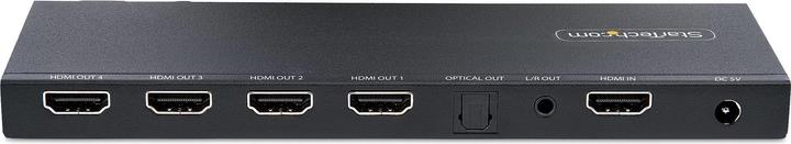 Produktbild StarTech .com 4-Port HDMI Splitter, 4K 60Hz HDMI 2.0 Video, 2,50cm (1") 4 Out HDMI Splitter, 4K HDMI Splitter