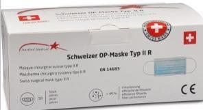 Image du produit Starline Masques chirurgicaux suisses (Type II, 50 x)