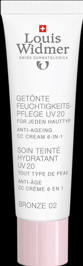 Actual product image Widmer Louis Nutriderm get Tagescreme UV20 bronze 02 ohne Parfum 30 ml (30 ml, Tinted Day Cream, SPF 20)