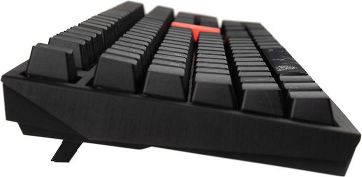 Actual product image Ducky Shine 7 PBT Gaming Keyboard, MX-Speed-Silver, RGB LED - blackout (DE, Cable)