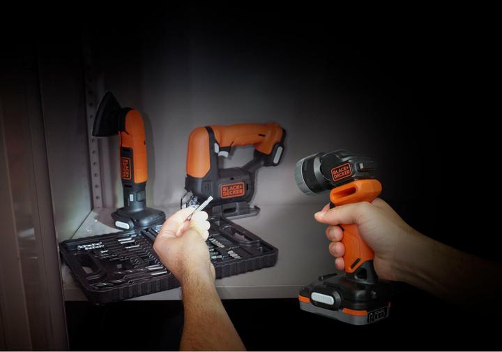 Immagine prodotto Black & Decker Lampada a batteria Black+Decker 12V, senza batteria (50 lm)