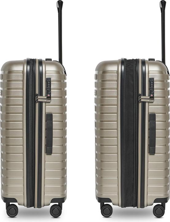 Actual product image Pactastic Collection 04 THE THREE SET + 4 wheels suitcase set, 3-piece with stretch fold (216 l, XL (from 140l))