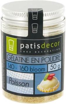 Immagine prodotto Patisdécor Gelatina di pesce in polvere 200 Bloom (50g) (30 g)