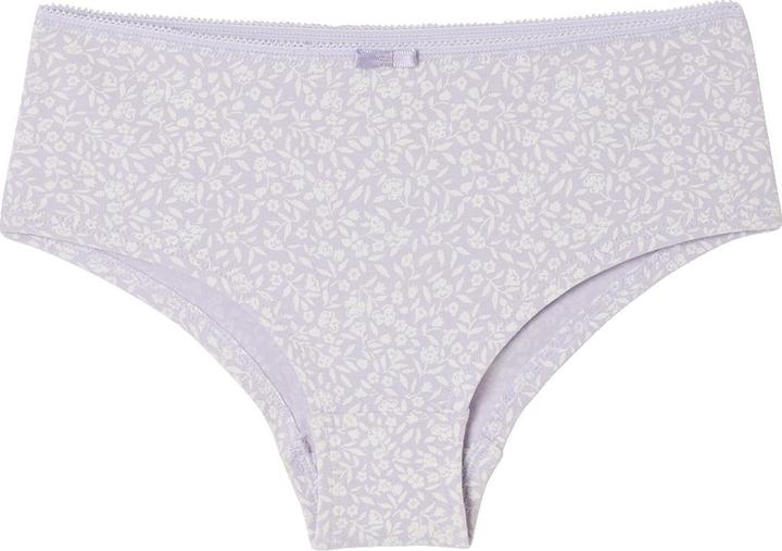Actual product image Vertbaudet Bio-Kollektion: 5er-Pack Mädchen Shortys mit Blumen (98, 5-pack)