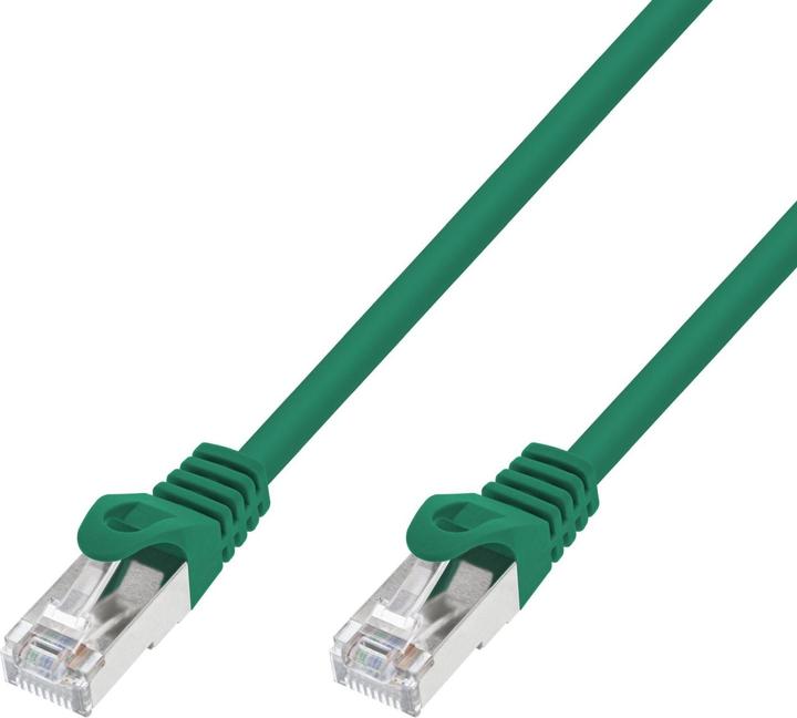 Immagine prodotto Extralink Cavo patch Lan Cat.7 S/Ftp 0,5m 20g schermato Foiled Twisted Pair rame puro verde (S/FTP, CAT7, 0.50 m)