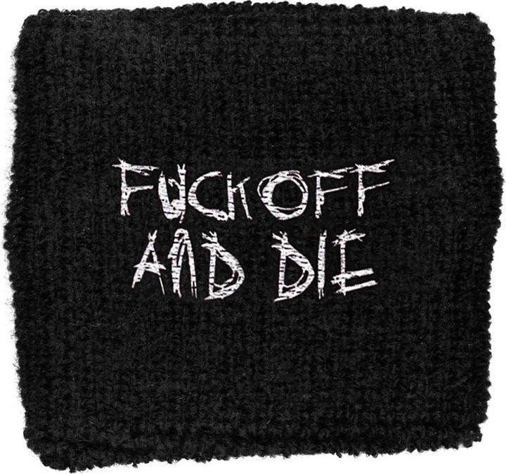 Immagine prodotto Universal Textiles Fuck Off And Die Polsino in Tessuto (20% elastan, 80% cotone)