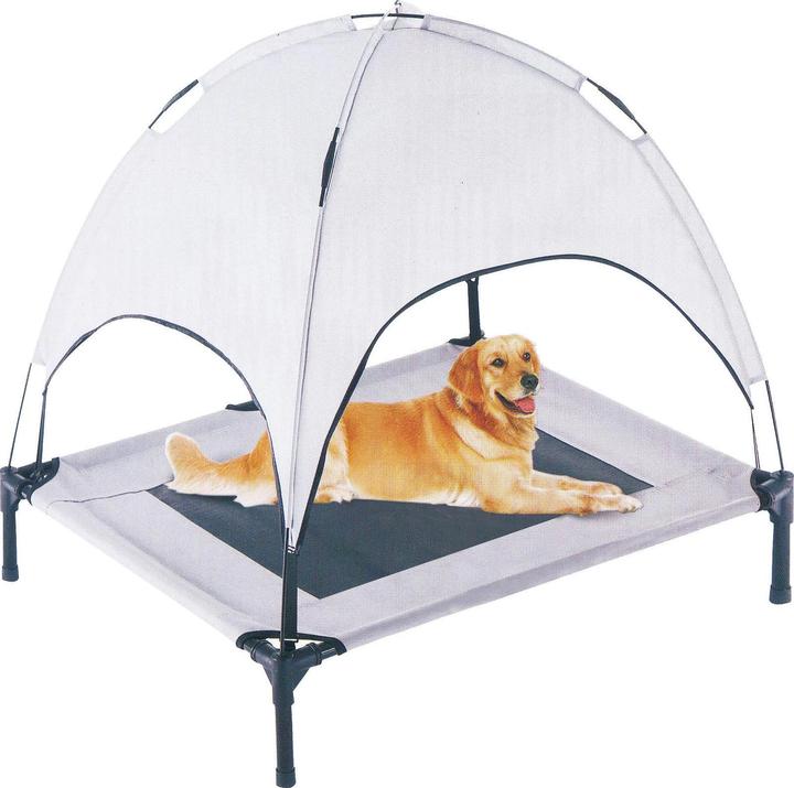 Produktbild Swisspet Outdoor-Liege mit Sonnenschutzsegel, S, 61x46x18cm (Hund)