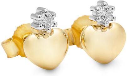 Breuning OHRSCHMUCK - BRILL. 0,10 Ct. H/si (750/18 K Gold)