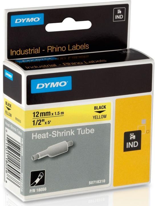 Produktbild Dymo Heissschrumpfschlauch ID1 12mm gelb (1.20 cm, Gelb)