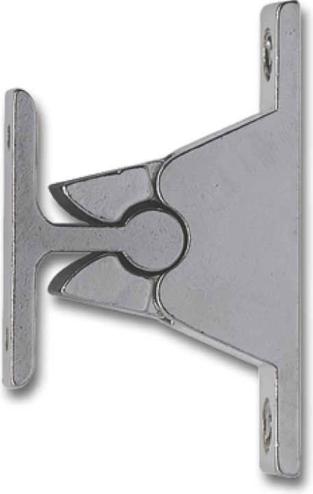 Produktbild Ibfm Türhalter mitKlemmmechanismus, Wandabstand 35 mm, Zamak verchromt