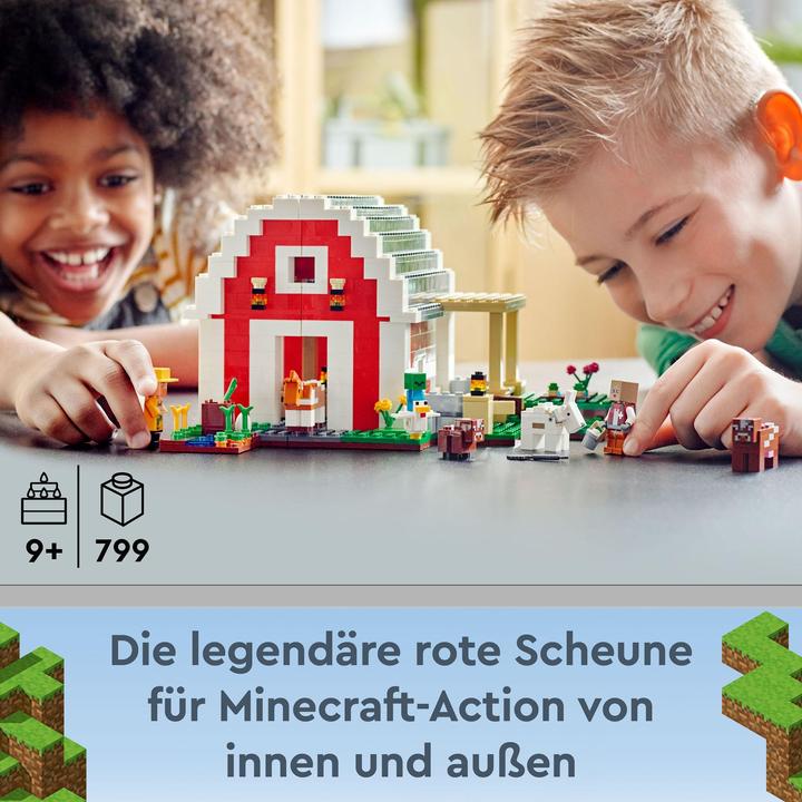 Image du produit LEGO La grange rouge (21187, LEGO Minecraft)