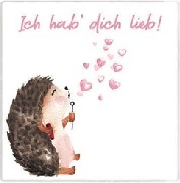 Actual product image Cart Postkarte Hab dich lieb (1 pcs.)