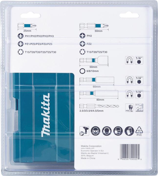 Produktbild Makita Bohrer-Bit-Set (3, 5, 4, 3,5, 2,5, 4,5)