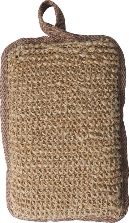 Immagine prodotto MSV Spugna da bagno in iuta 19 x 10 cm, marrone