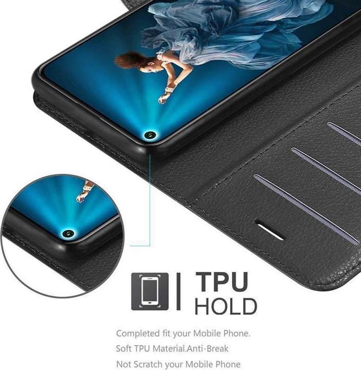 Actual product image Cadorabo Book with stand function cover (Huawei Nova 5T, K20, TCL 20S)