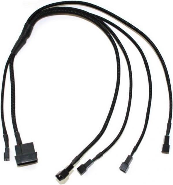 Actual product image EKWB EK-Cable Y-crossover for 4x 4-pin PWM fans