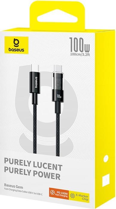 Produktbild Baseus USB C – USB C (1 m, USB 2.0, 100 W)