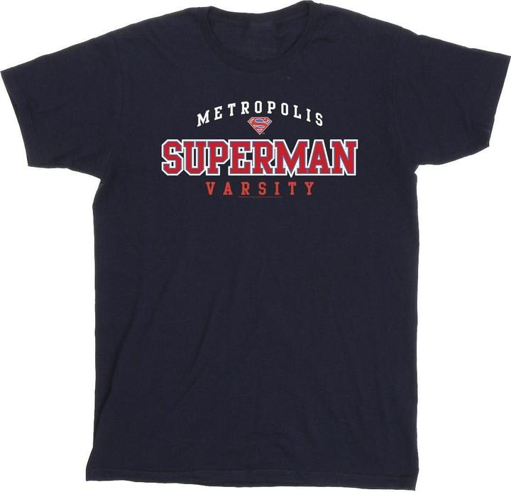 Superman Metropolis Varsity TShirt (5XL)