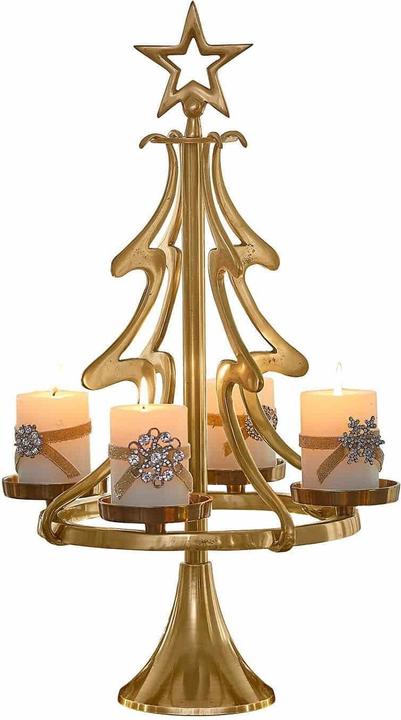 Produktbild Loberon Adventskranzständer Gaetana gold (H)
