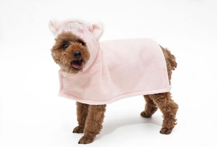 Produktbild Peppy buddies Bathrobe Sheep L, Pink, Size 55 cm - (697271866749) (L, Hundemantel)