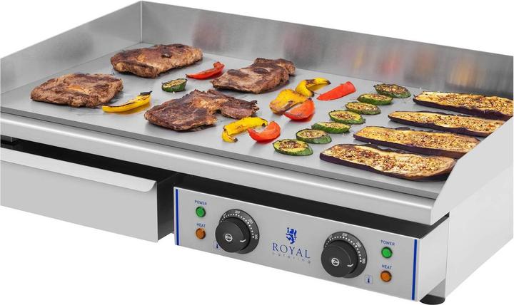 Produktbild Royal Catering Elektro Grillplatte Grill Griddleplatte Elektrogrill Bratplatte 4000W 75 cm (0.00 kW)