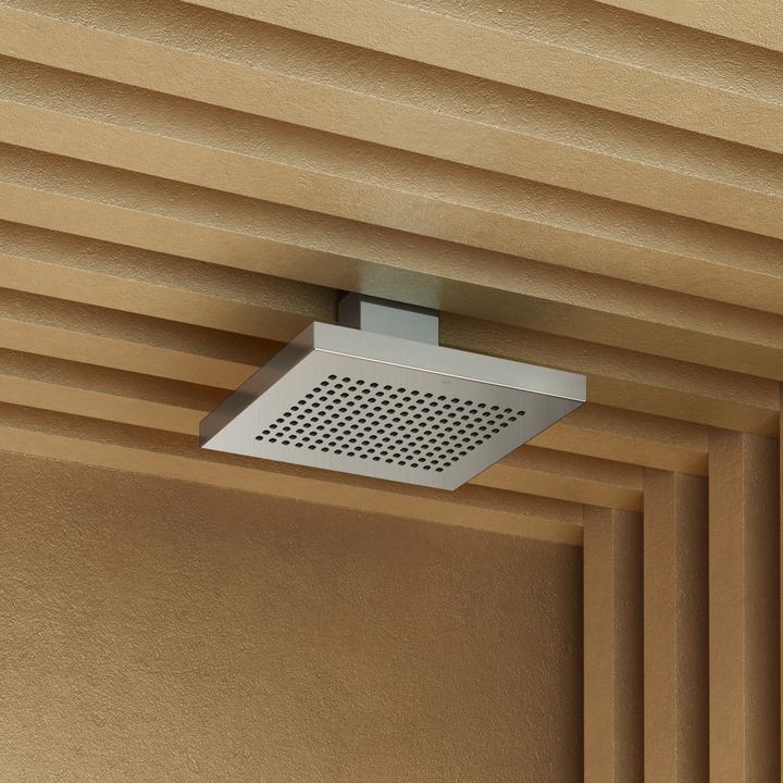Actual product image Dornbracht Performing Water JustRain rain shower with ceiling connection, 400x320 mm, 41507979 (24.50 l/min)