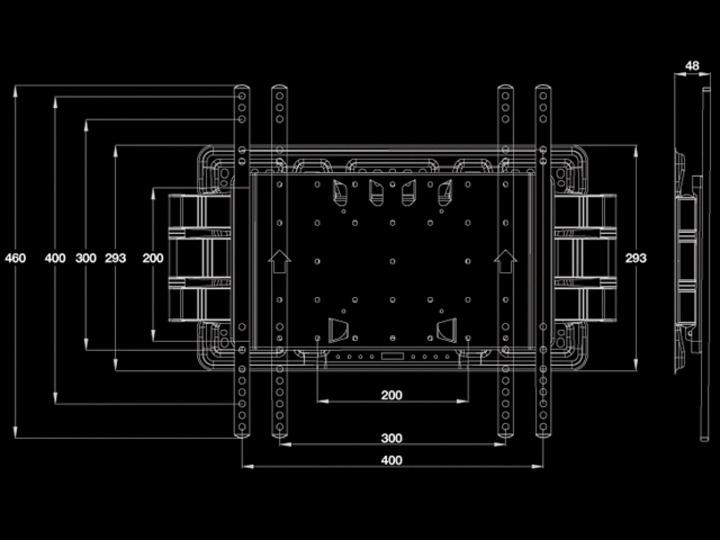 Actual product image Multibrackets Super Slim Tilt & Turn Plus (Wall, 65", 40 kg)