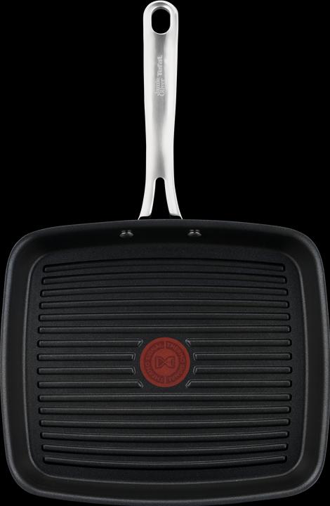 Actual product image Tefal Jamie Oliver Classics grill pan (27 cm, Grill pan, Cast iron)