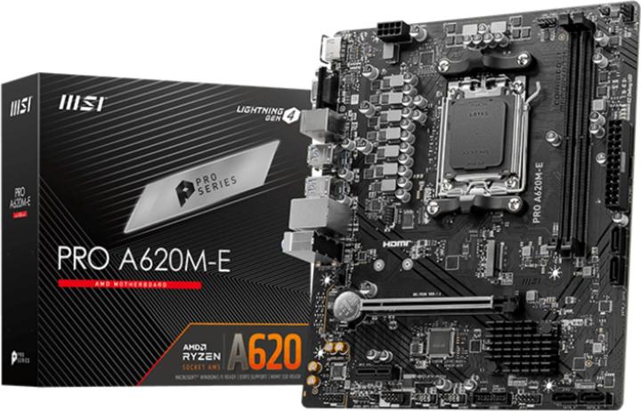 MSI Pro A620M-E (AM5, AMD A620, mATX)